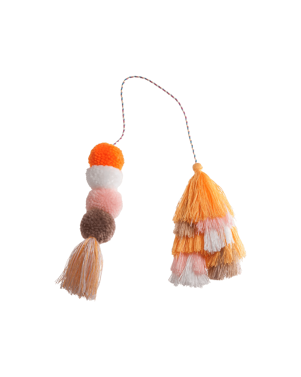 Bogg Bag Bauble - Creamsicle Double Tassel