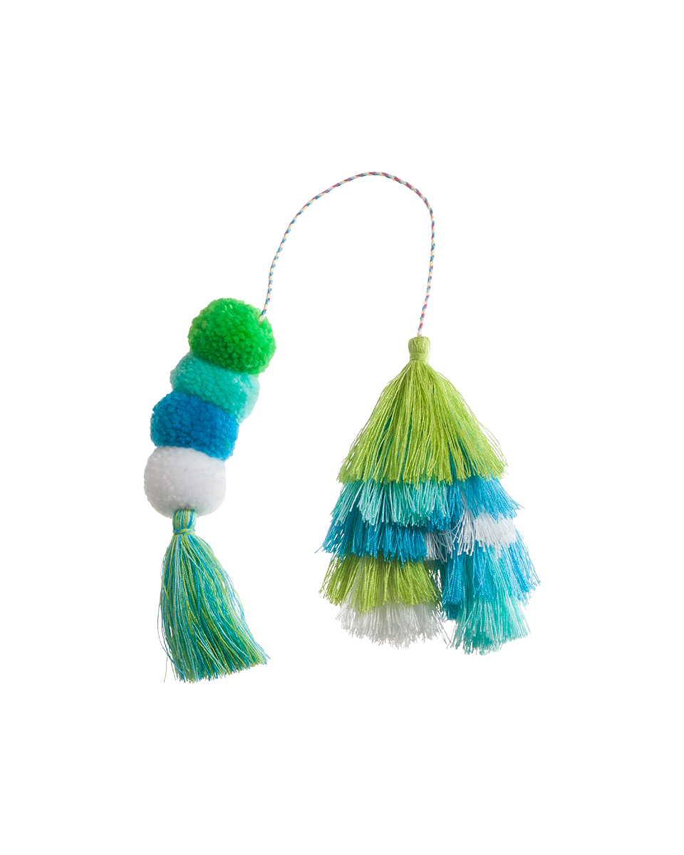 Bogg Bag Bauble - Seaweed Double Tassel